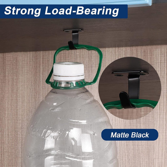 12 Pieces - Ceiling Hook Mounting - Stainless Steel Coat Hook - Under the Shelf - Top Mount Towel Hooks - V1188-MS101-02536-1