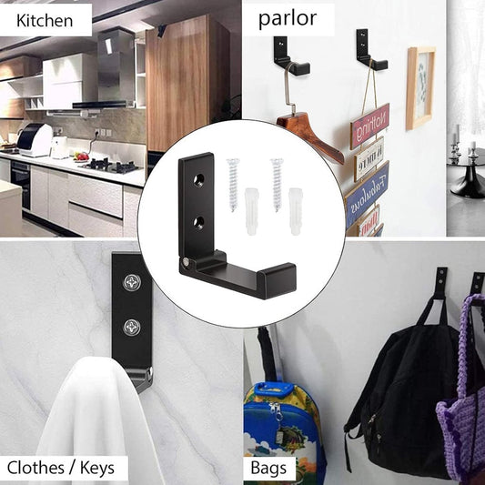 6 pieces - Foldable wall hooks - 6.7*7.5*2.5 cm - Clothes hook - concealable clothes hooks - heavy-duty wall V1188-MS101-02538-1