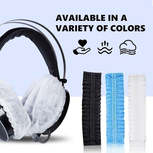 Elastic Headphone Hygiene Cases - 100 pieces - non-woven fabric headphone covers - replacement headphone V1188-MS101-02568-1