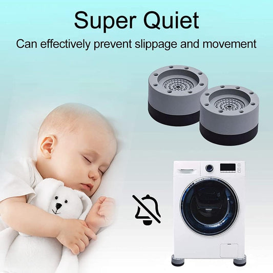 4 Washing Machine Feet - Universal Anti-Vibration Pads for Washing Machines - Washing Machine Vibration V1188-MS101-02572-1