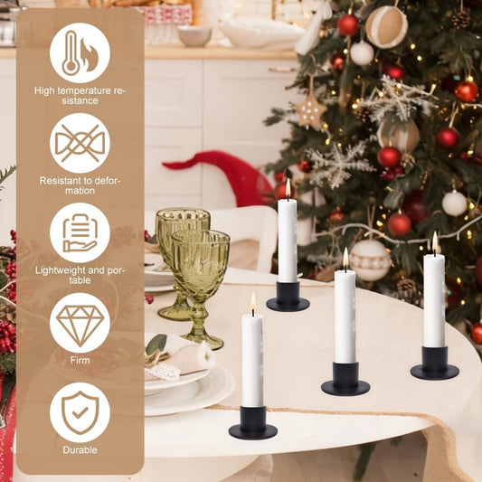 4 pieces - Candlesticks - Candle holder - Candle stand - metal candle holders - modern candle holders - home V1188-MS101-02586-1