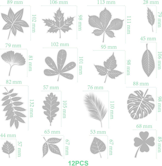 28 pieces - transparent window stickers - butterfly patterns and leaf shapes - warning decorative stickers - V1188-MS101-02699-1