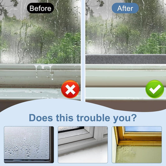 Moisture-resistant strips for windows - 3cm*4m - Absorbing condensation strips for window felt - Absorbent V1188-MS101-02783-1