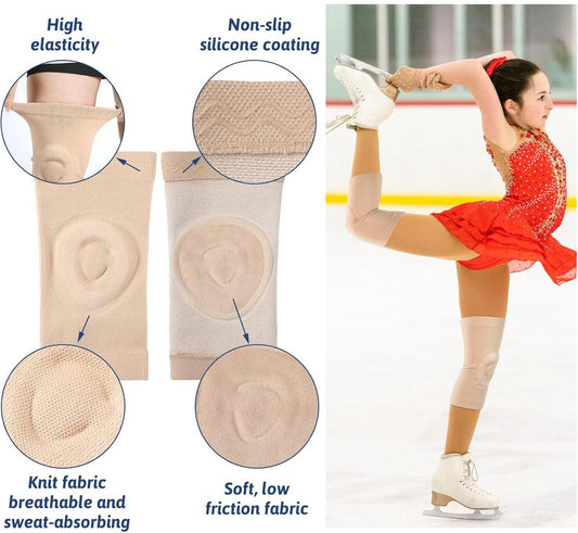pairs of figure skating knee pads - gel dance knee pads - Knee Arthritis size M - Knee pain - Knee heating - V1188-MS101-02799-1