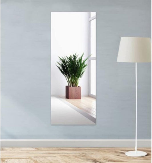 Full-length mirror - 40*122 cm - Self-adhesive mirror stickers - Flexible mirror sheets - Bathroom soft V1188-MS101-02809-1