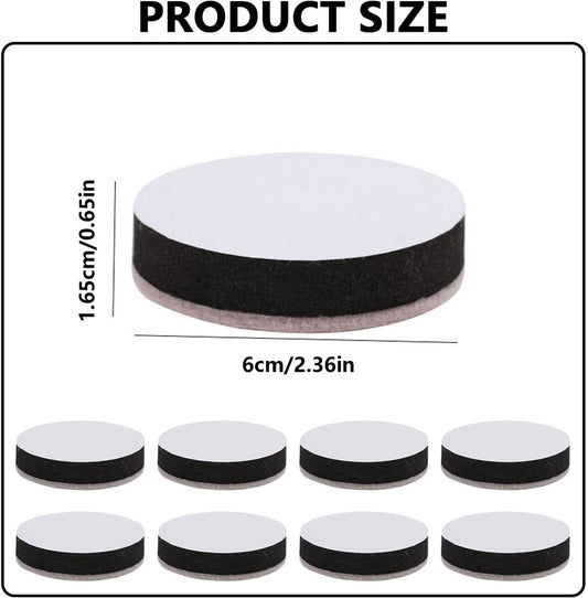 16 pieces - 6*1.65 cm - table leg risers - furniture leg cushions - EVA and felt materials - chair foot pads V1188-MS101-02823-1