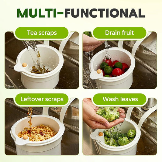 Drain Basket - Drain Filter - Sink Storage Holder - Faucet Hanging Strainer - Sink Drain Basket - Sink V1188-MS101-02826-1