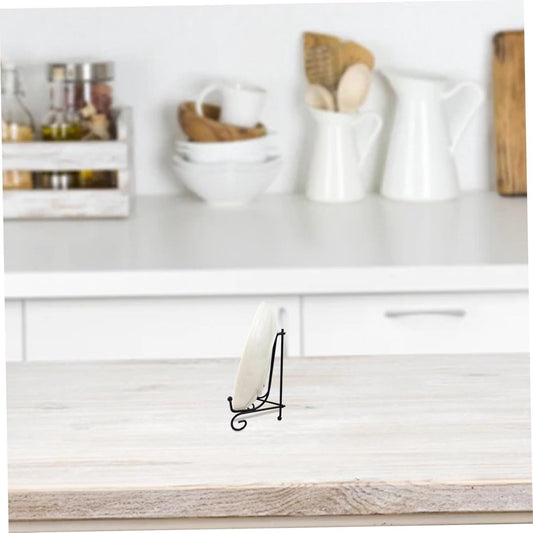 4 pieces - sign stand - plate holder - iron plate stands - plate stands for display - Display rack - foldable V1188-MS101-02845-1