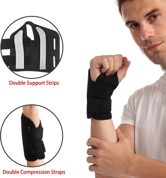 1 Pair Wrist Brace - Night Sleep Wrist Brace - Wrist Bandage - Wrist Reinforcer - Applicable wrist V1188-MS101-02847-1