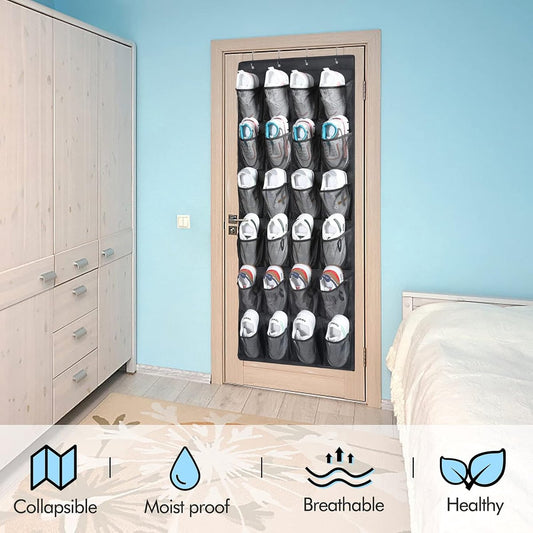 2-Piece Hanging Shoe Bag - Behind the Door Shoe Hanging Holder Rack - Shoe Rack - Shoe Organizer - Shoe Bag - V1188-MS101-02866-1