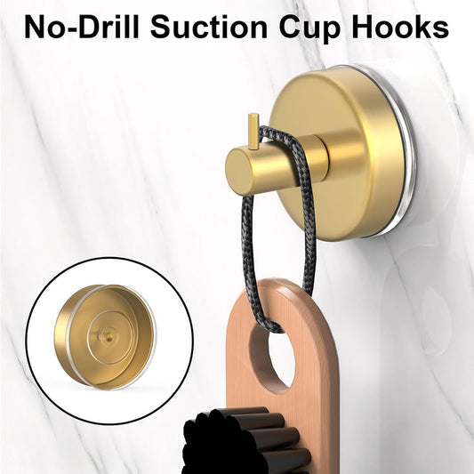 4 pieces - 6*6*5.5 cm - Suction cup hooks - Hooks with vacuum suction cup - towel hooks without drilling - V1188-MS101-02902-1