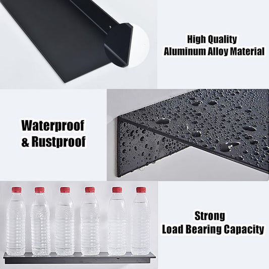 30*12*4 cm - Wall-mounted rack - Bathroom Shelves - Metal shelves - waterproof - small floating metal shelves V1188-MS101-02948-1