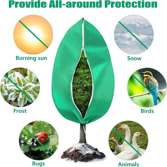 Plant cover - 1 piece - 140*200cm - Frost-resistant plant cover - Winter cover - Potted plant bag - Frost V1188-MS101-02953-1