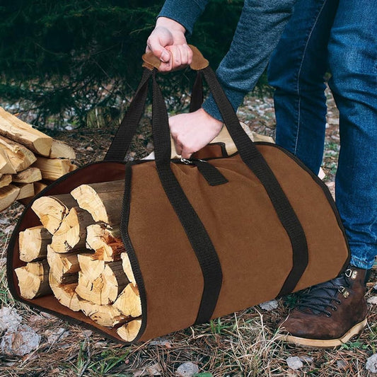 Firewood bag - Firewood sack - Firewood bag - Firewood carrying bag - Firewood carrying bag - Outdoor camping V1188-MS101-02973-1