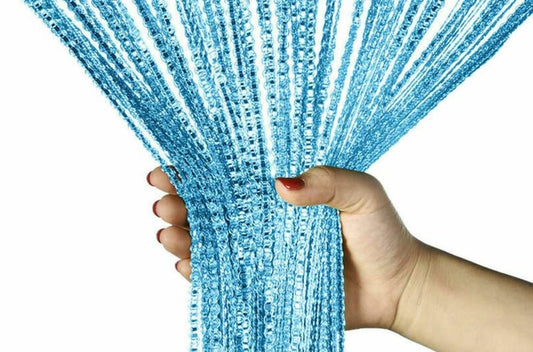 99*199 cm - Fly curtain - Screen door - Door curtain - Window decoration - with tassels - wardrobe curtain - V1188-MS101-03041-1