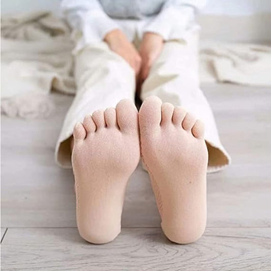 5 pairs - Toe socks - toe socks - No Show - Invisible socks - full toe yoga socks for women - yoga socks - V1188-MS101-03113-1