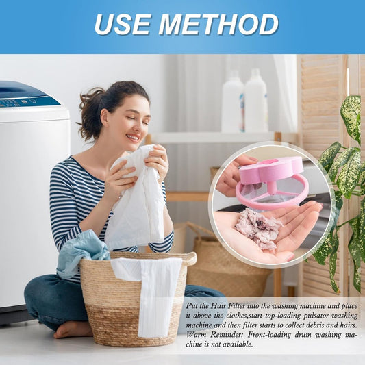 4 pieces - Filter bags for washing machines - Pet hair catcher - washing machine mesh bag - lint catcher - V1188-MS101-03115-1