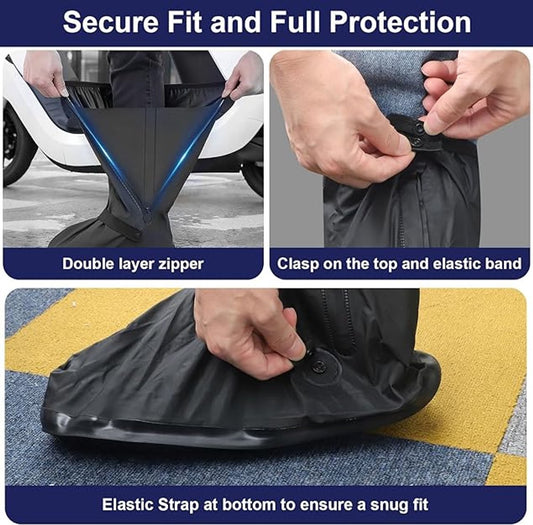 Waterproof overshoes - 1 pair - Overshoes - Rain shoe cover - Shoe covers - Rainproof - Rain boot covers - V1188-MS101-03179-1