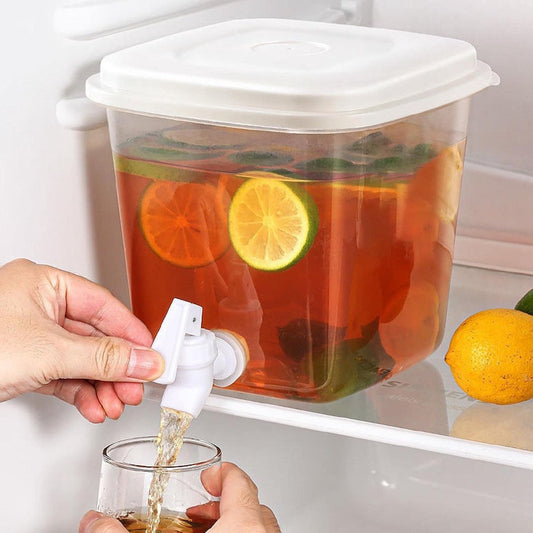 Water Dispenser - 3.5L Water Dispenser with Lid - Water Tap - Drink Bucket - Beverage Machine with Tap - V1188-MS101-03199-1