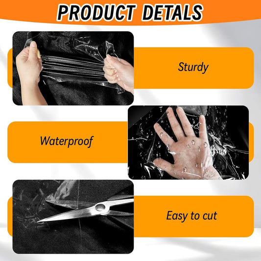 Window Film - Thermal Insulation for Windows - Window Film Insulation Sealing Set - Winter Window Insulation V1188-MS101-03236-1