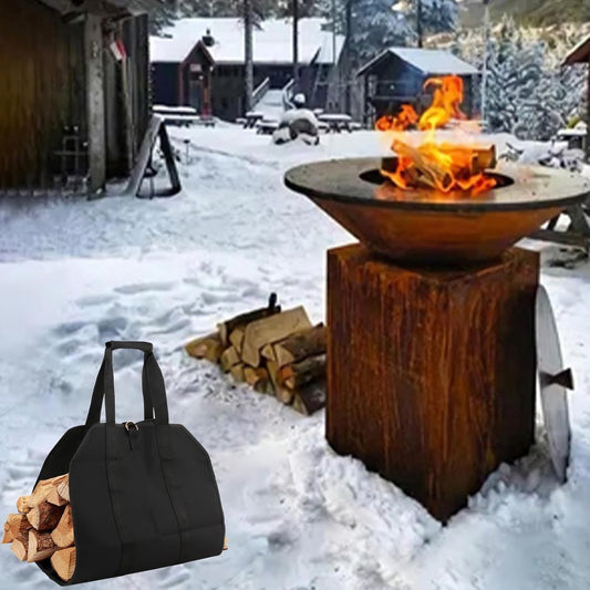 Firewood bag - Firewood sack - Firewood bag - Firewood carrying bag - Firewood carrying bag - Outdoor camping V1188-MS101-03253-1