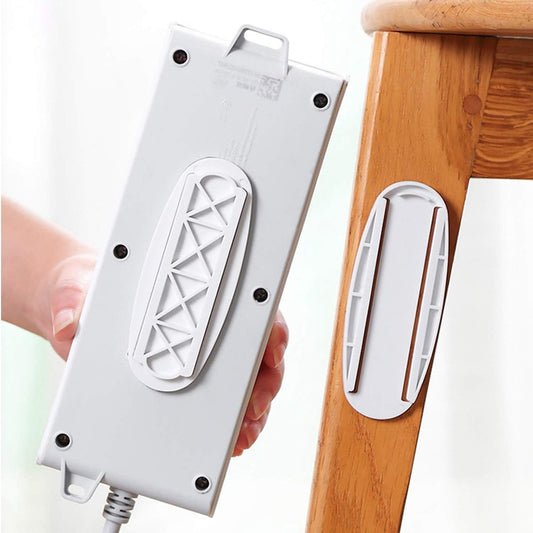 5 pieces - 10.3*4 cm - Self-adhesive power strip mount - Power strip holder fixer - wall sticker for socket - V1188-MS101-03282-1