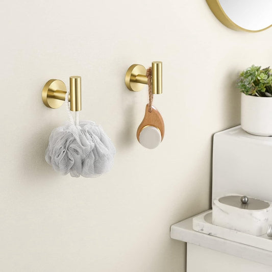 2-pack self-adhesive hooks - Door hooks - Clothes hooks - Bathroom hooks - Wall hooks - Towel hooks - Hook V1188-MS101-03293-1