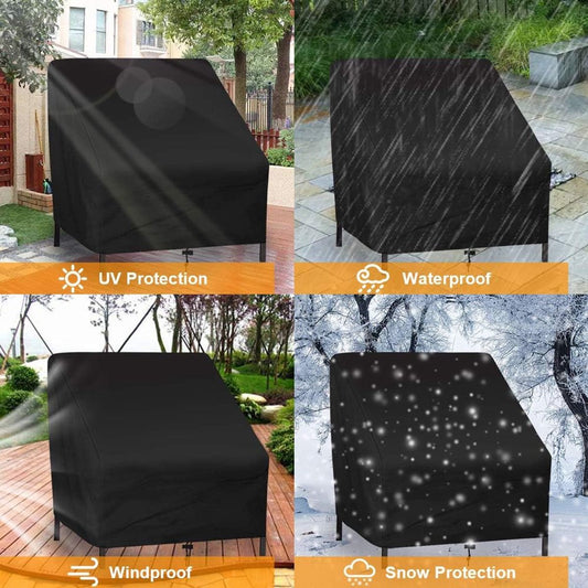 Sofa Protective Cover - Waterproof Chair Cover - Outdoor Patio Furniture Covers - Garden Chair Cover - V1188-MS101-03354-1