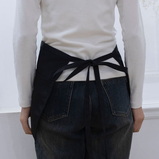 Waiter Apron - Kitchen Apron with 3 Pockets - Waterproof Bar Apron - Waterproof and Oil-Repellent - V1188-MS101-03428-1