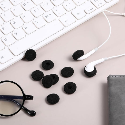 12 Pieces Soft Foam Replacement Ear Cushions - Headphone Ear Cushions - Universal - Sponge Earplug Cushions - V1188-MS101-03434-1