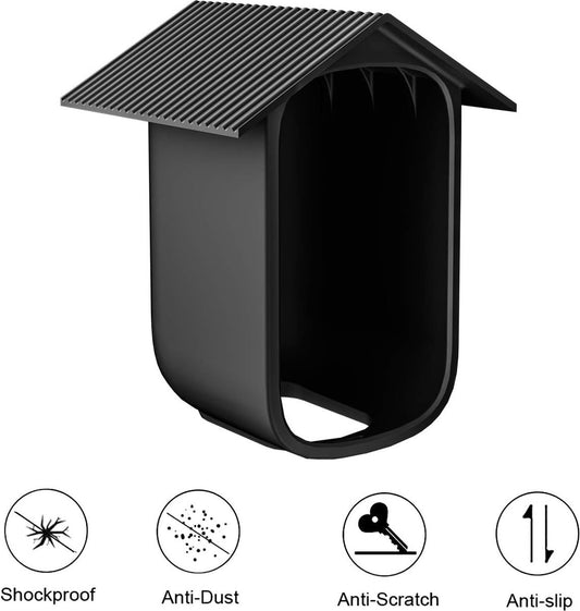 pieces - Camera silicone protective cover - security camera protective cover - black - soft silicone cover - V1188-NK-BOL-104
