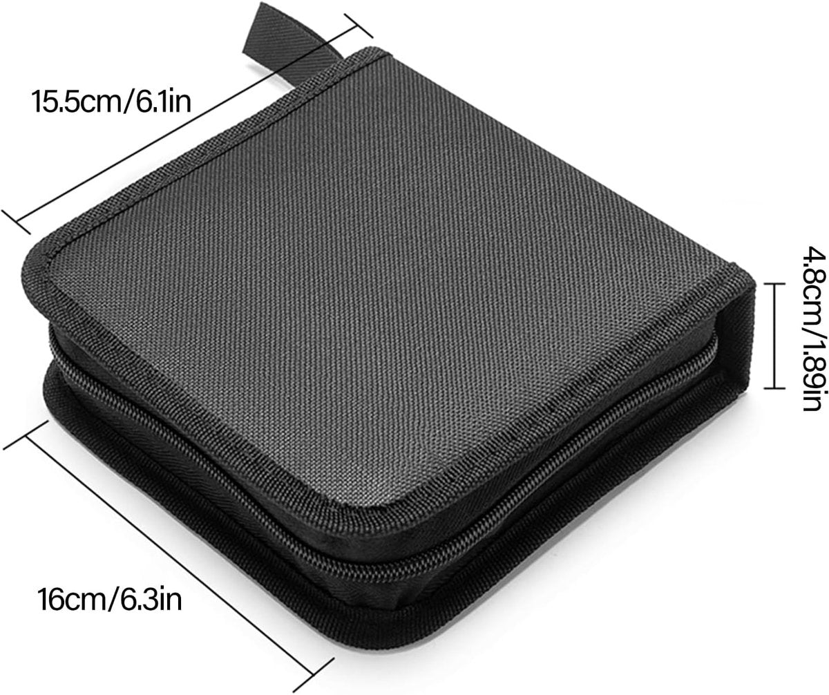 CD/DVD Storage Case - CD Bag - Oxford Cloth - With Zipper - CD Case Storage Folder - DVD Case Case - CD V1188-NK-BOL-107