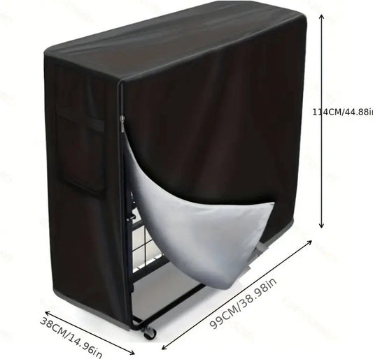 Folding Bed Cover - 99 x 38 x 114 cm - Dustproof Folding Bed Cover - Waterproof Protector - Multifunctional V1188-NK-BOL-115