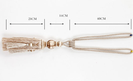 2 Pieces - Curtain Tassels - Curtain Ties - Curtain Tassel - Curtain Accessories - Curtain Holder - Curtain V1188-NK-BOL-165