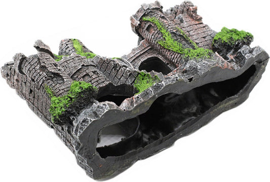 Aquarium Decoration - Ornaments - Castle - aquarium - Castle Aquarium Castle Decoration Hiding House - 17 x 6 V1188-NK-BOL-214
