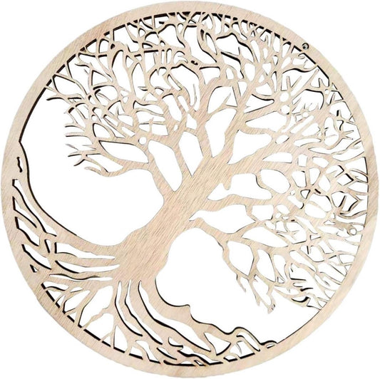 wall decoration - wall decoration - Tree of Life - Tree of Life wall decoration - 28cm*0.5cm - wooden V1188-NK-BOL-257