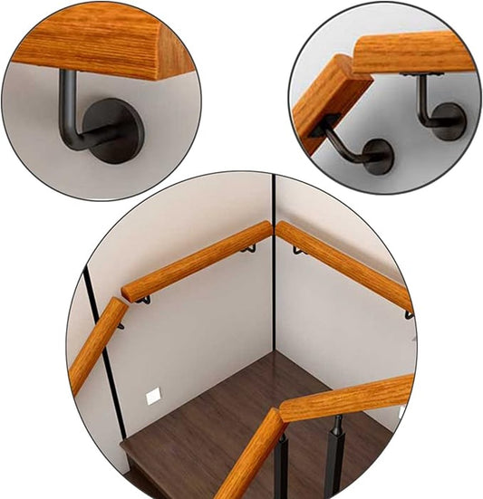 5 pieces - Handrail holder - handrail brackets - wall bracket - handrail support rod - Staircase Handrail V1188-NK-BOL-334