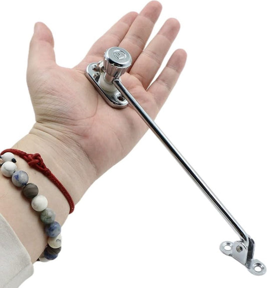 Door stopper - Door retainer - Wind hook - Door hold open - Adjustable - zinc alloy & steel - cabinet door - V1188-NK-BOL-362