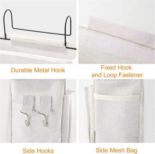Hanging Basket - Bag Organizer - Bed Bag Holder - Storage Bags - Bed Organizer - Hanging Storage Bags - Dorm V1188-NK-BOL-422