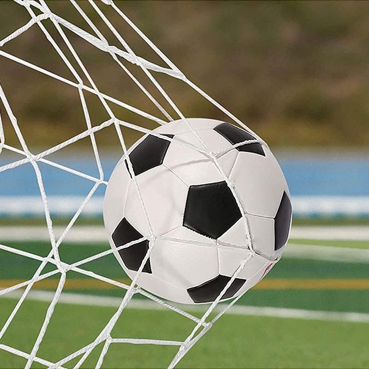 Soccer Net (Net Only) - 3x2M - Replacement net for soccer goals V1188-NK-BOL-458
