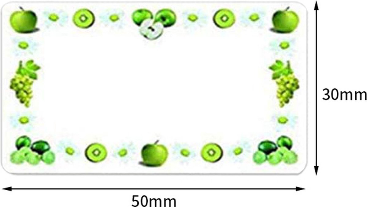 Self-adhesive jam stickers - 250 pieces - Ideal for jam jars - Labels - Kitchen label - spice jar labels V1188-NK-BOL-466