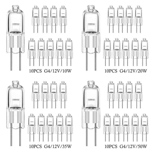10 pcs Halogen Bulbs Capsule Lamps Lamps Lights G4-12V-35W V1188-PAFY-3604-2