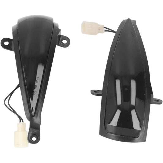 2x Dynamic LED Turn Signal Lights Yellow Mirror Mounted For Civic 8th (2005-2011) by DEBUNS V1188-SU-M919-1302