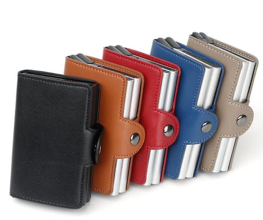 Double Anti-theft Wallet RFID-NFC Secure POP UP Card Holder V1188-SUAMZ51-03112