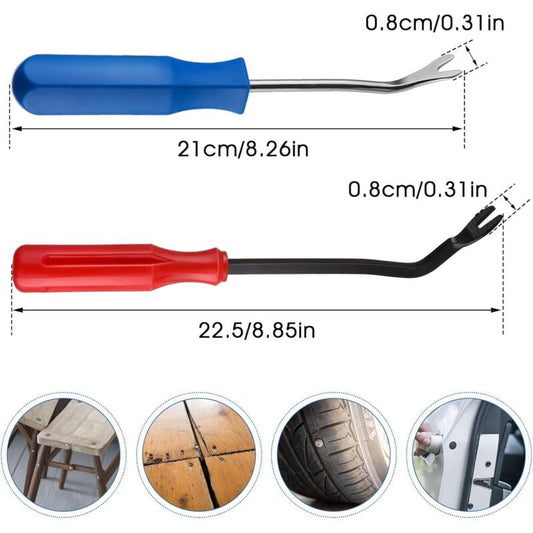 Heavy Duty Staple and Nail Puller Tool for Furniture, 2 pcs V1188-TAL-SN-02457