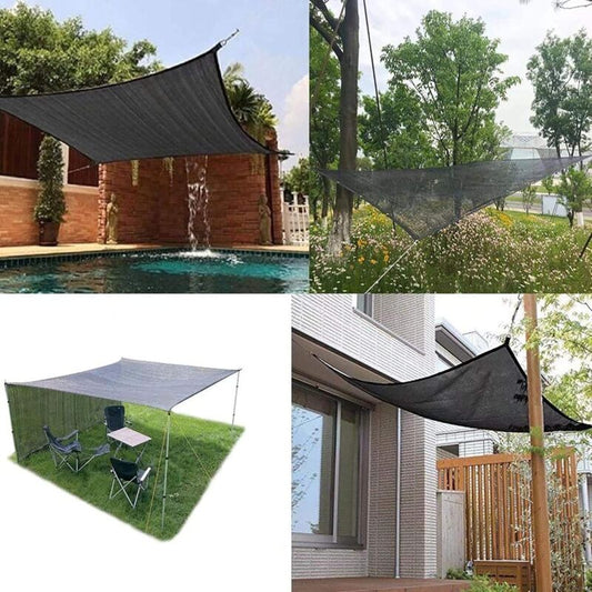 Sunshade Net 8 Brackets 85% Reinforced Thick Sun Sail, Windproof Net for Greenhouse with Eyelets, for Plant V1188-TR101-06887-1