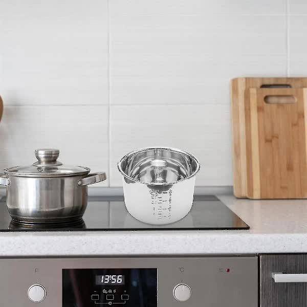 Stainless Steel Pressure Cooker Inner Pot 6L Compatible with Rice Cooker V1188-TSQQ-16748-1