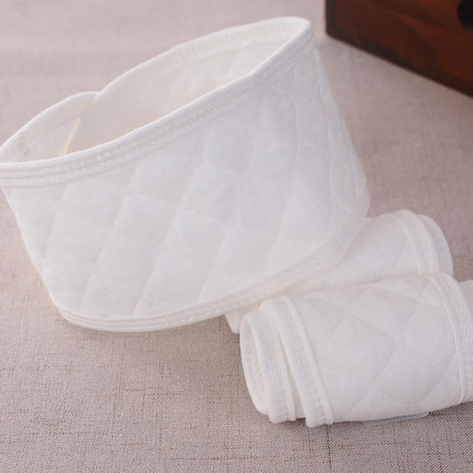 6pcs Cotton Baby Belly Band Infant Umbilical Cord Soft Newborn Navel Belt (White) V1188-WTJ-LZZ-00727