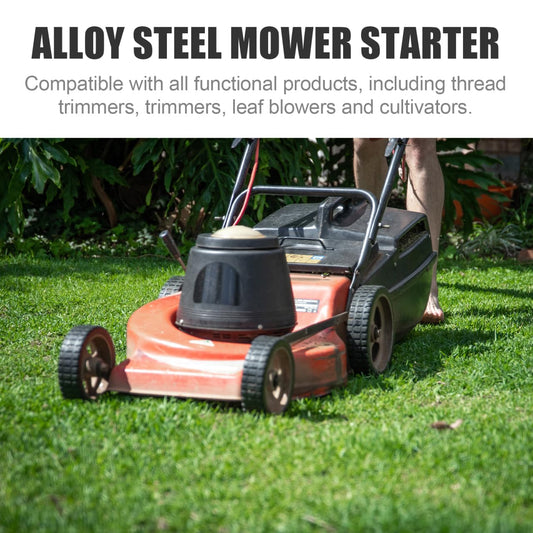 Alloy Steel Mower Starter Adapter, Electric Drill Attachment for Starting Lawn Mower, Red, 1.49 * 1.49 * V1188-WTJ-LZZ-00754