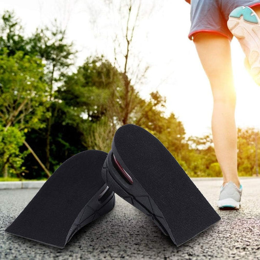 2in Height Increasing Insoles for Men Women, 2 Layer Adjustable Air Cushion Massage Shock Relief Comfortable V1188-WTJ-QDH-01616
